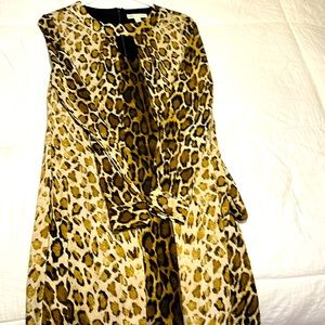 Animal Print Swing Dress sz M